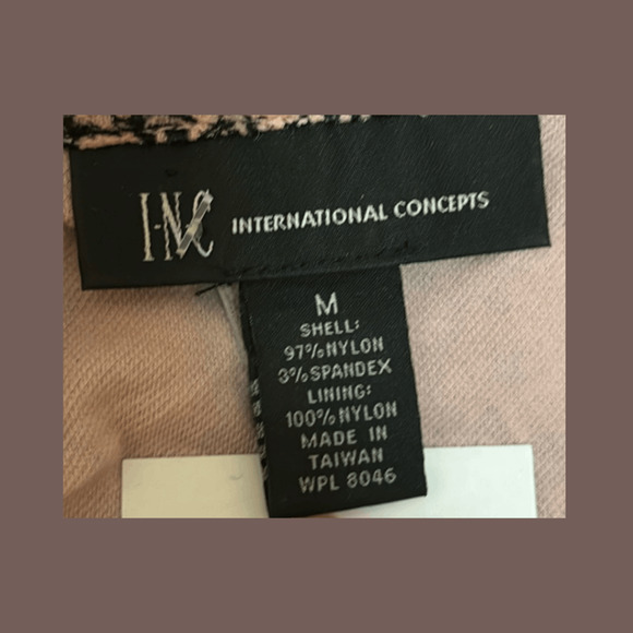 INC Damask Halter Top | Pink & Black Velvet | Size M | Vintage - Picture 4 of 4